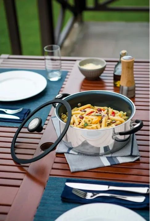 Caçarola Rasa Solar Ceramic 24 cm Aço Inox Tramontina 4,7 L - Foto 4