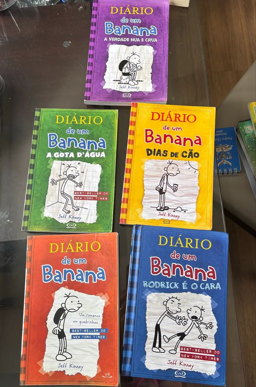Livros: Diário de um Banana (v.1-5)