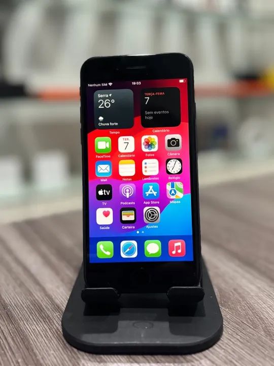 iPhone SE 2020 128Gb preto - Foto 3