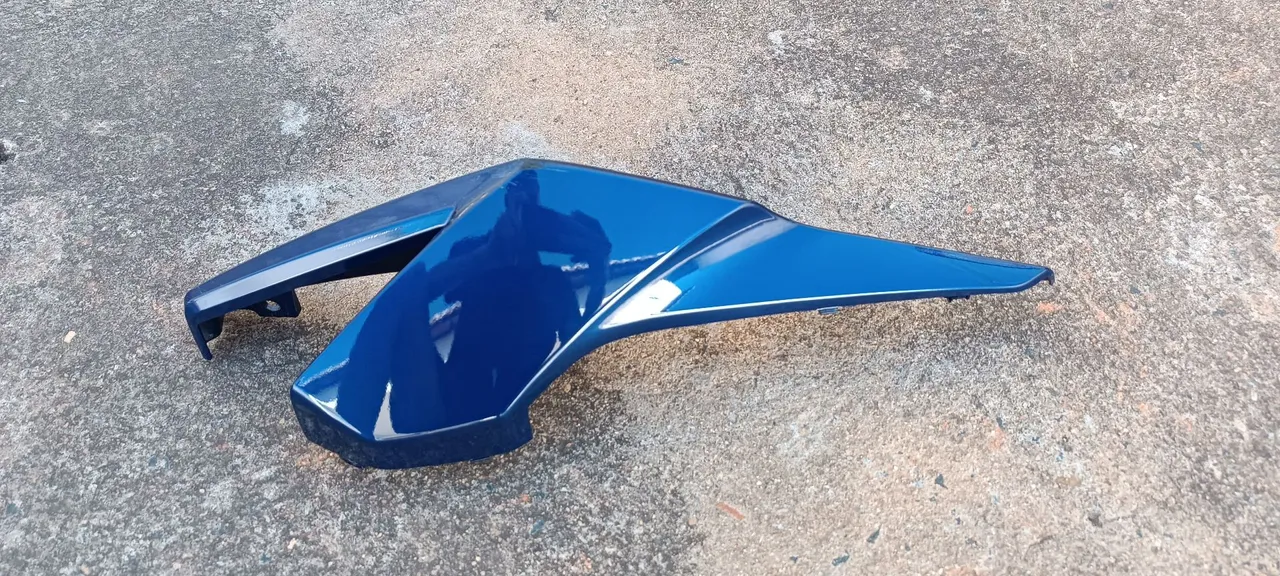 Carenagem Rabeta Esquerda Titan 160 2024 Azul Original Honda