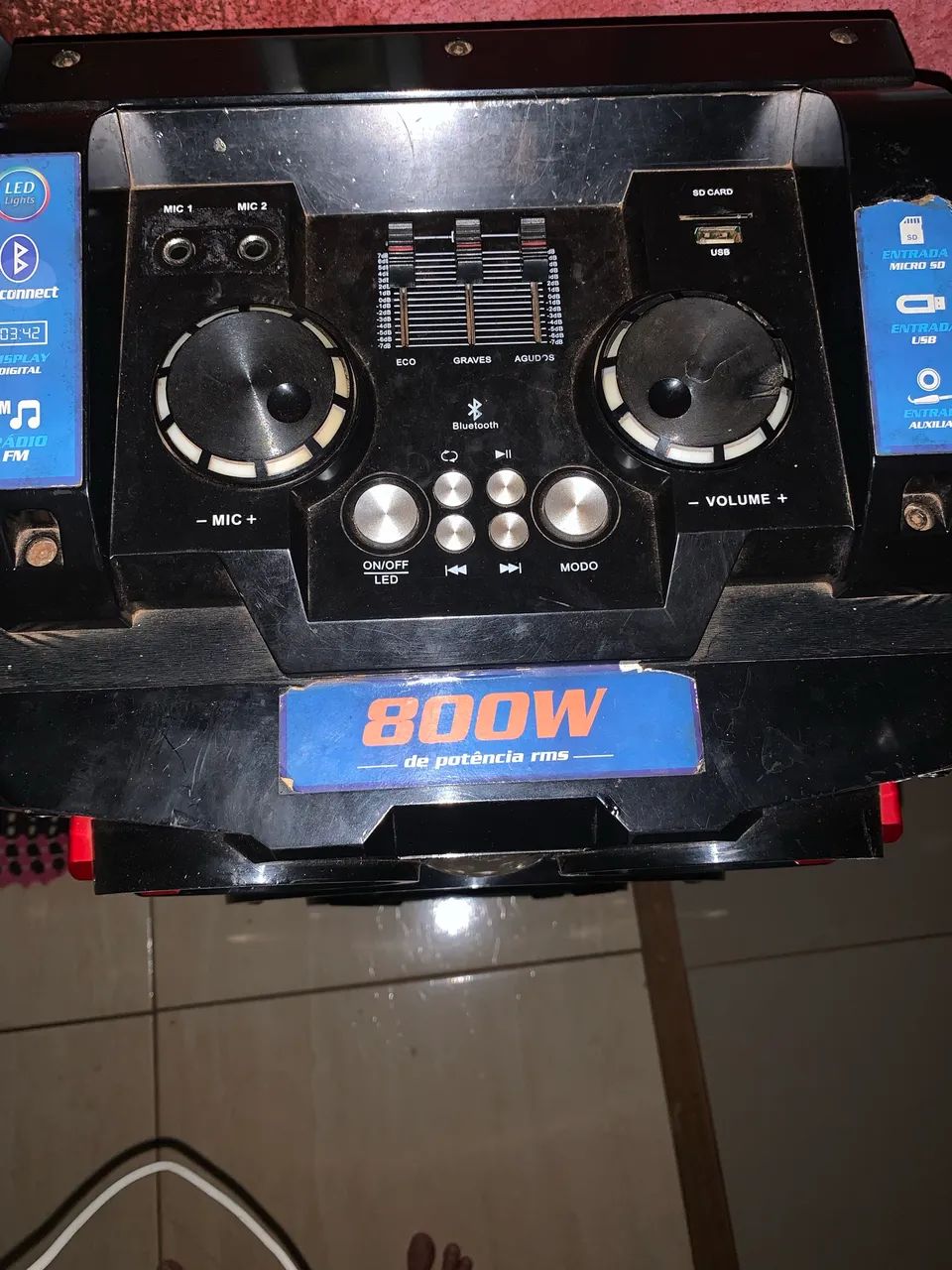Caixa de som 800W  - Foto 2
