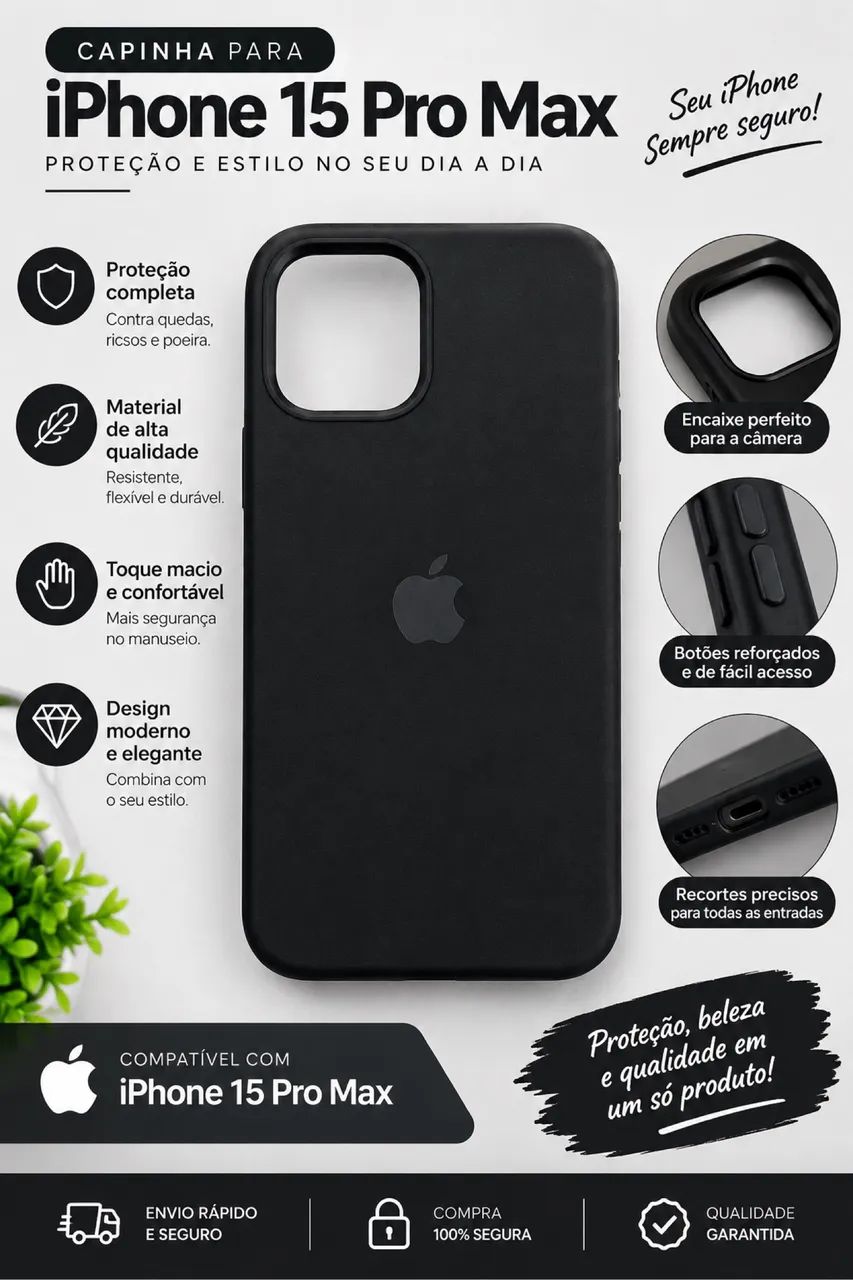 Capinha para iPhone 15 Pro Max