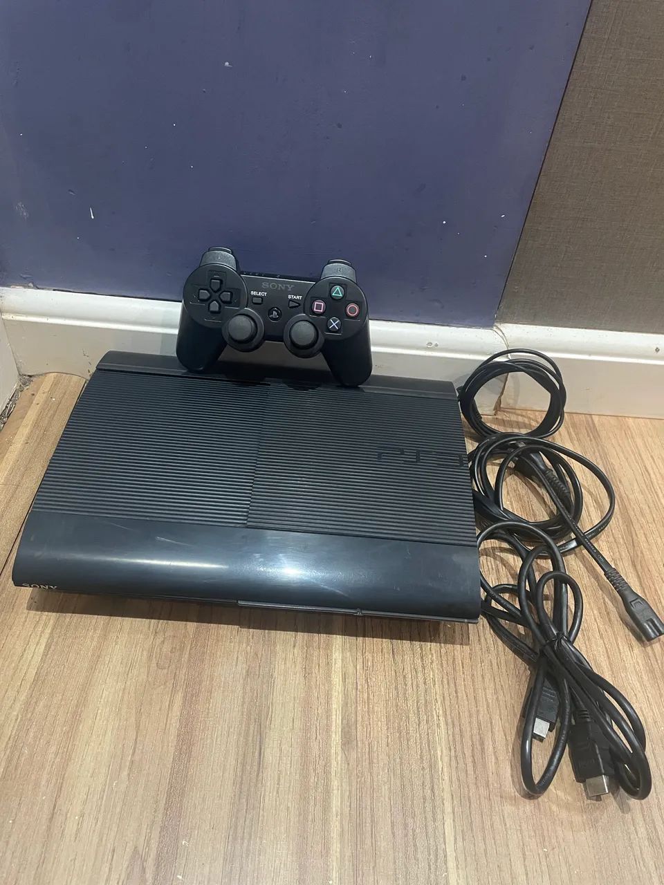 PS3 Super Slim 500gb + Vários Jogos - Consoles de Vídeo Game