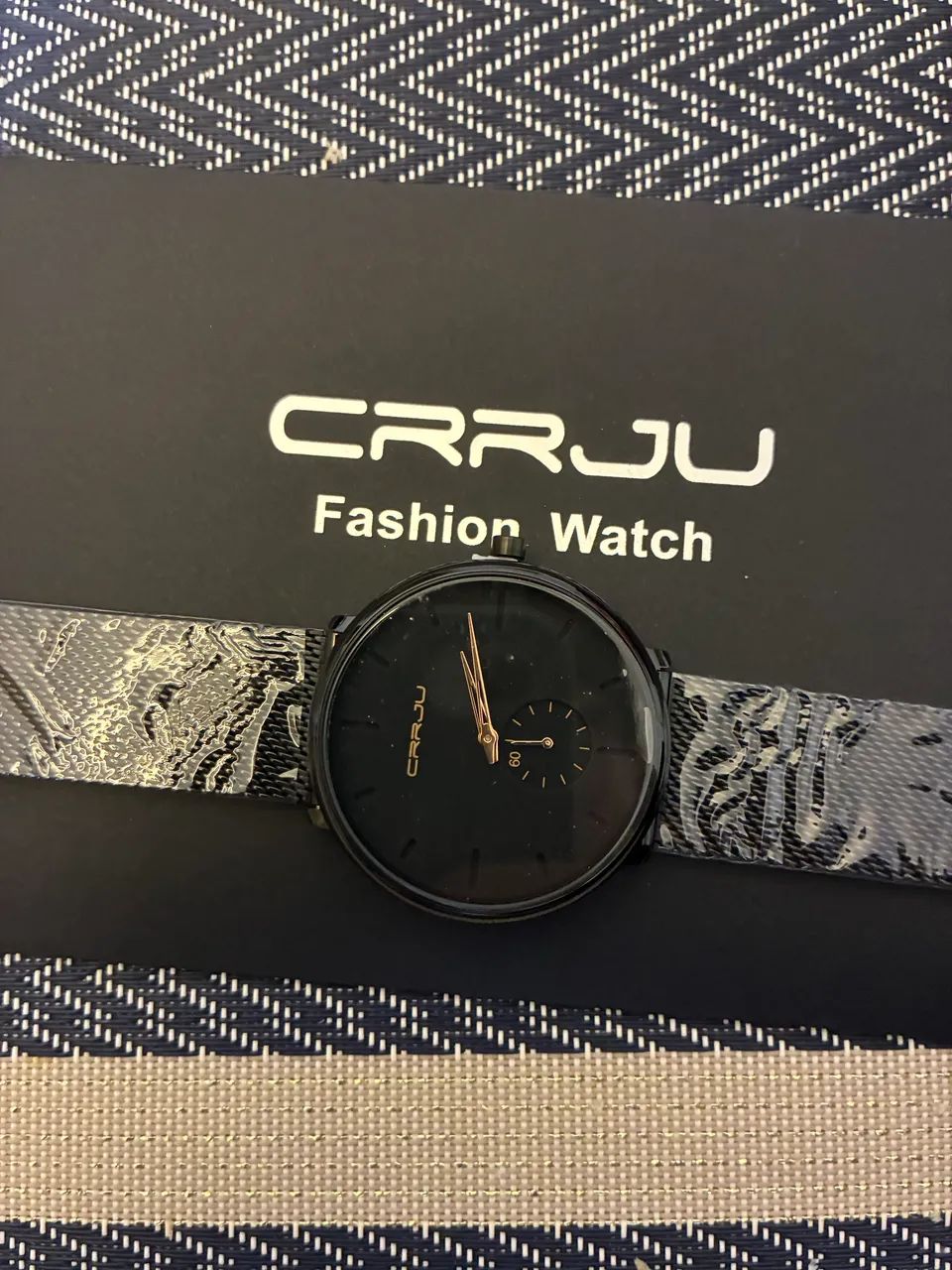 Relógio Crrju Ultra Slim Masculino  - Foto 4