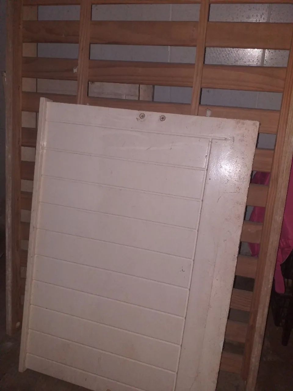 Cama Solteiro Madeira Bege - Foto 2