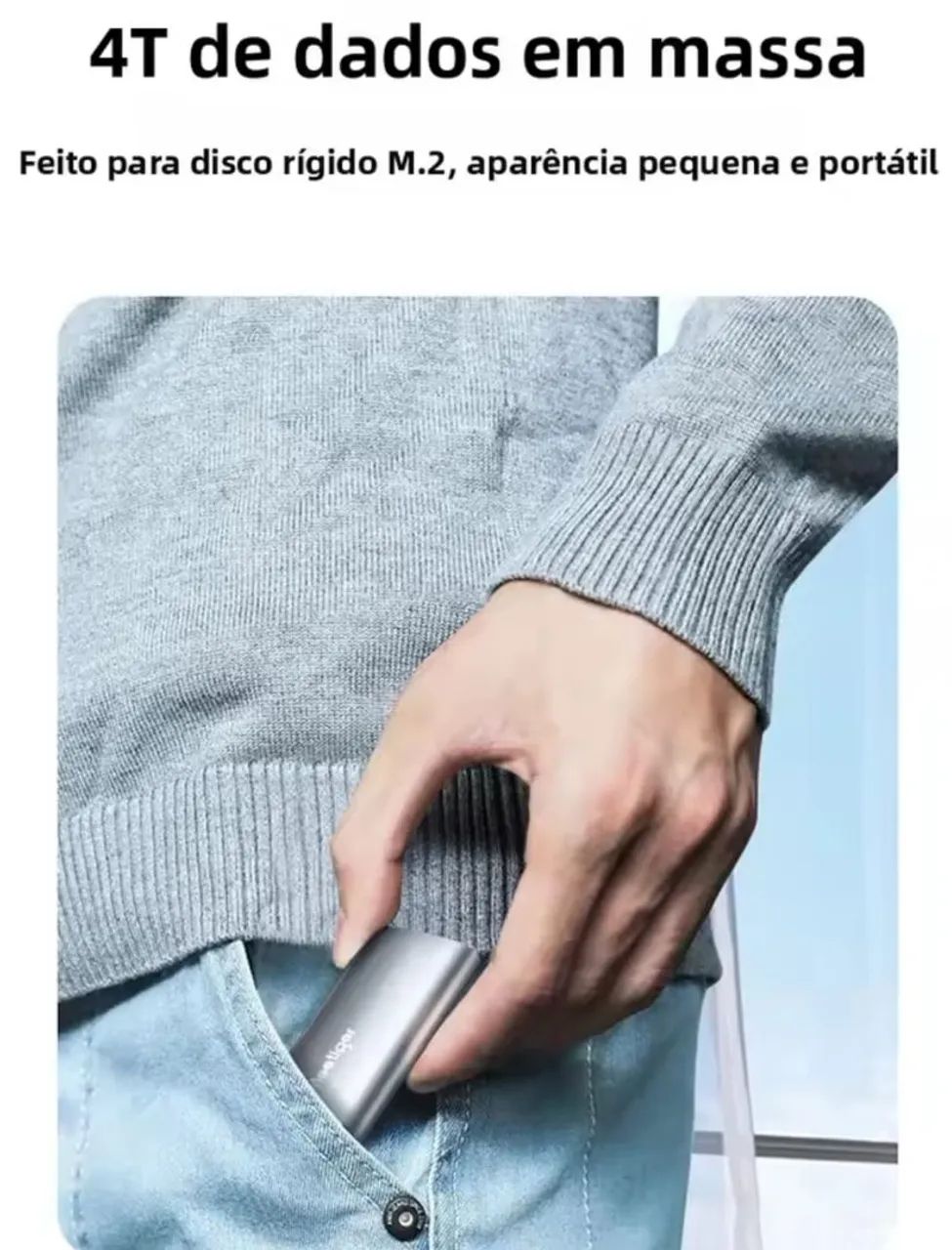 Adaptador Case NVME SSD M2  - Foto 5