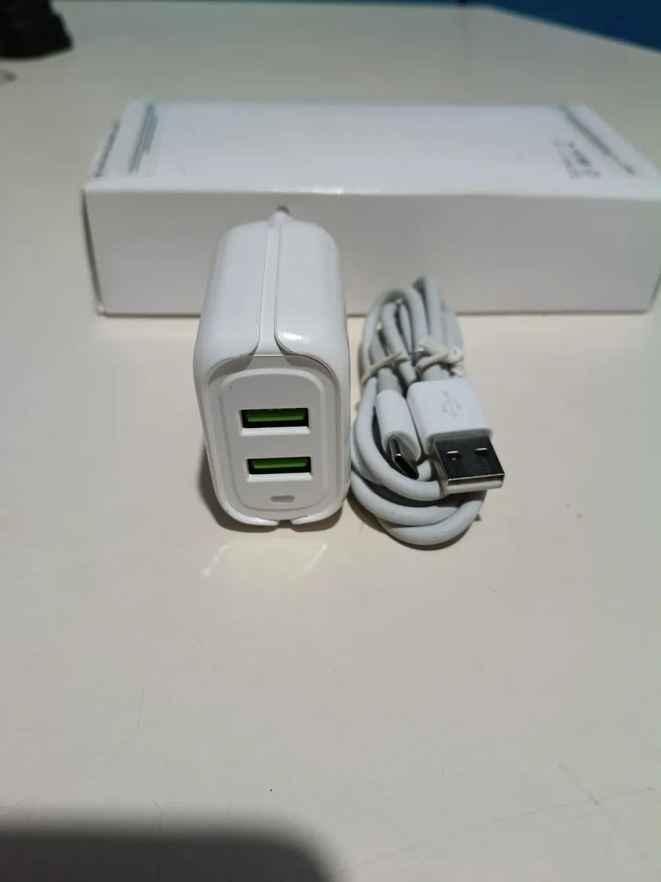 Carregador 25 Watts Duplo USB+ Cabo - Foto 4