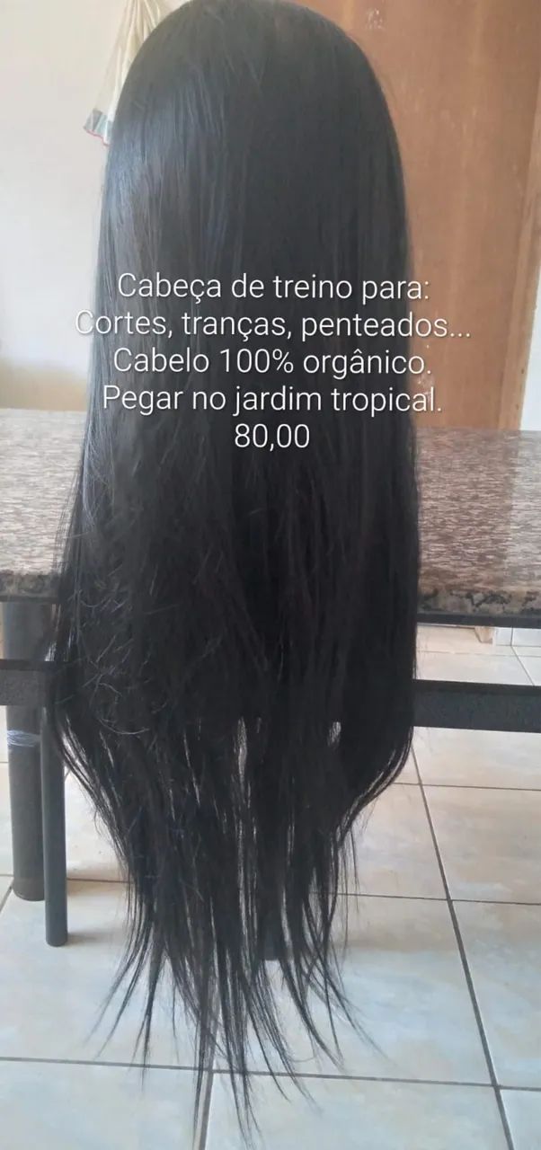 Boneca de treino de trança penteado 