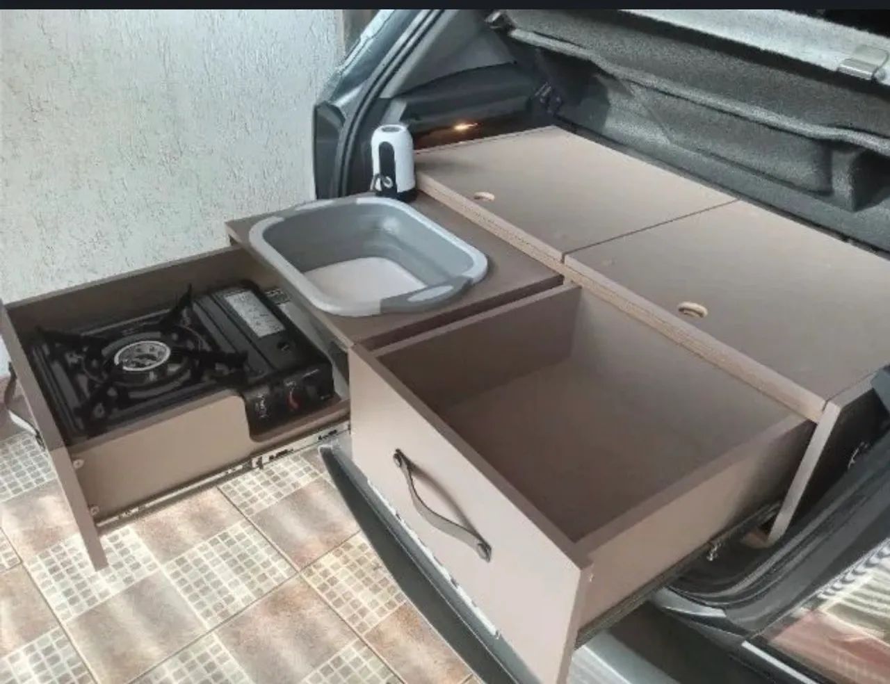 Cozinha camper para carro - Foto 3