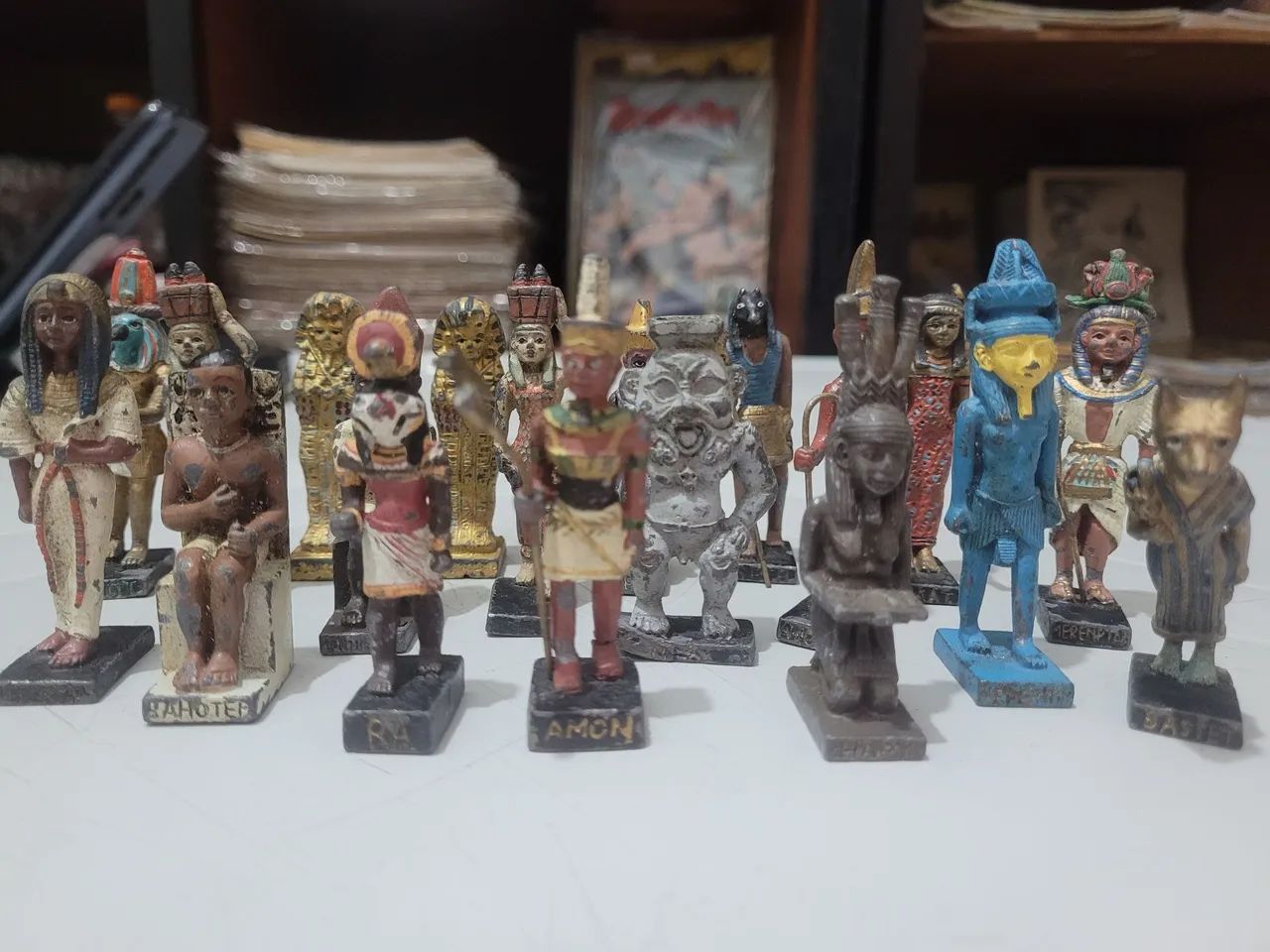 EGITO- MINIATURAS de DEUSES EGÍPCIOS  para COLECIONADORES  - Foto 2