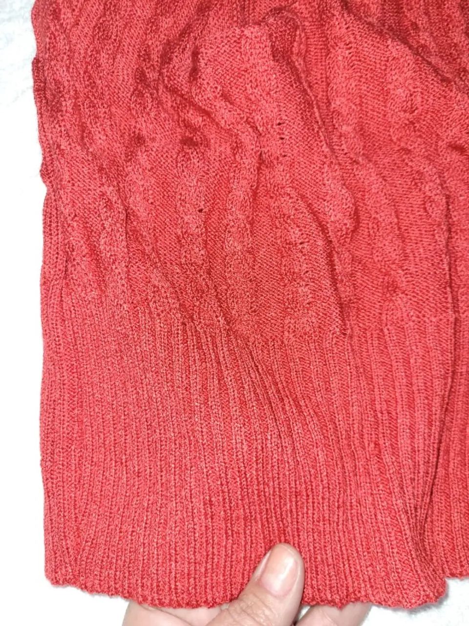 Cropped de Tricô Vermelho com Alças - Darlene Lima - Foto 4