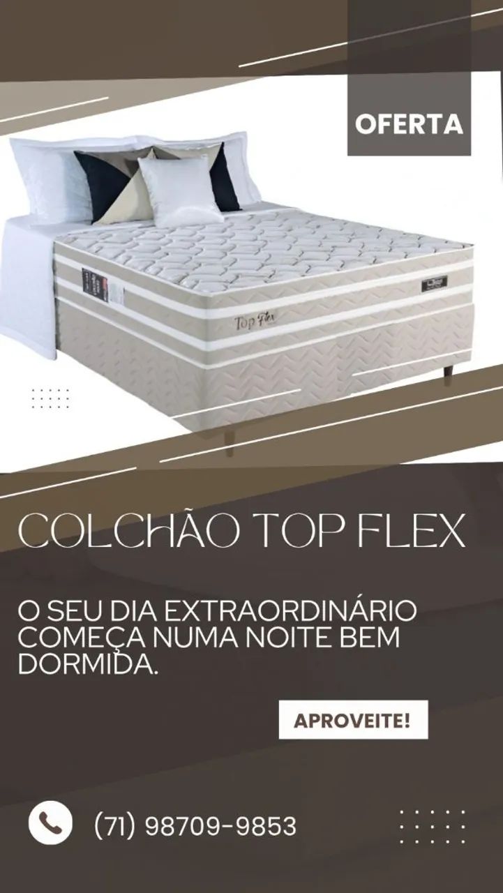 COLCHÃO + BASE BOX 