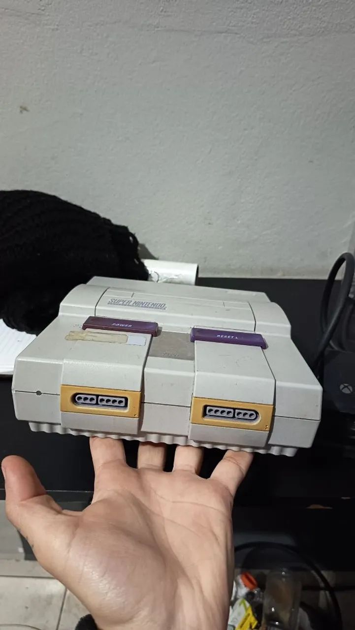 Super Nintendo + Fonte