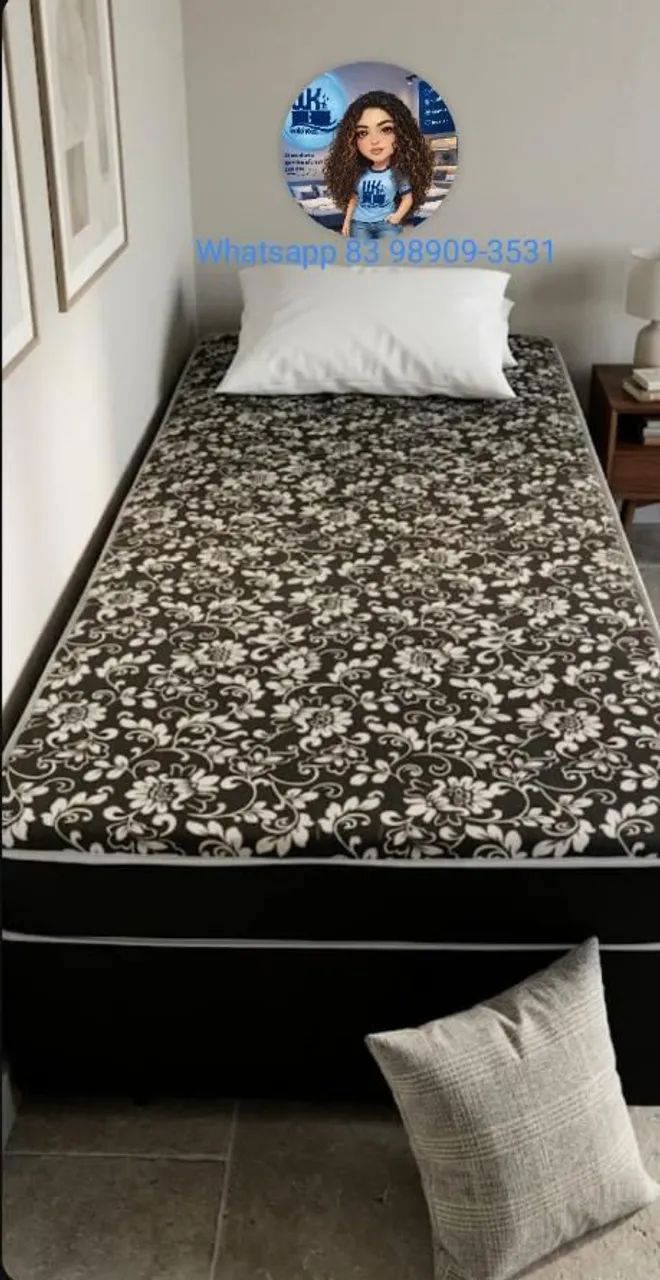 Super promoção cama box solteirão nova direto de f ábrica. - Foto 4