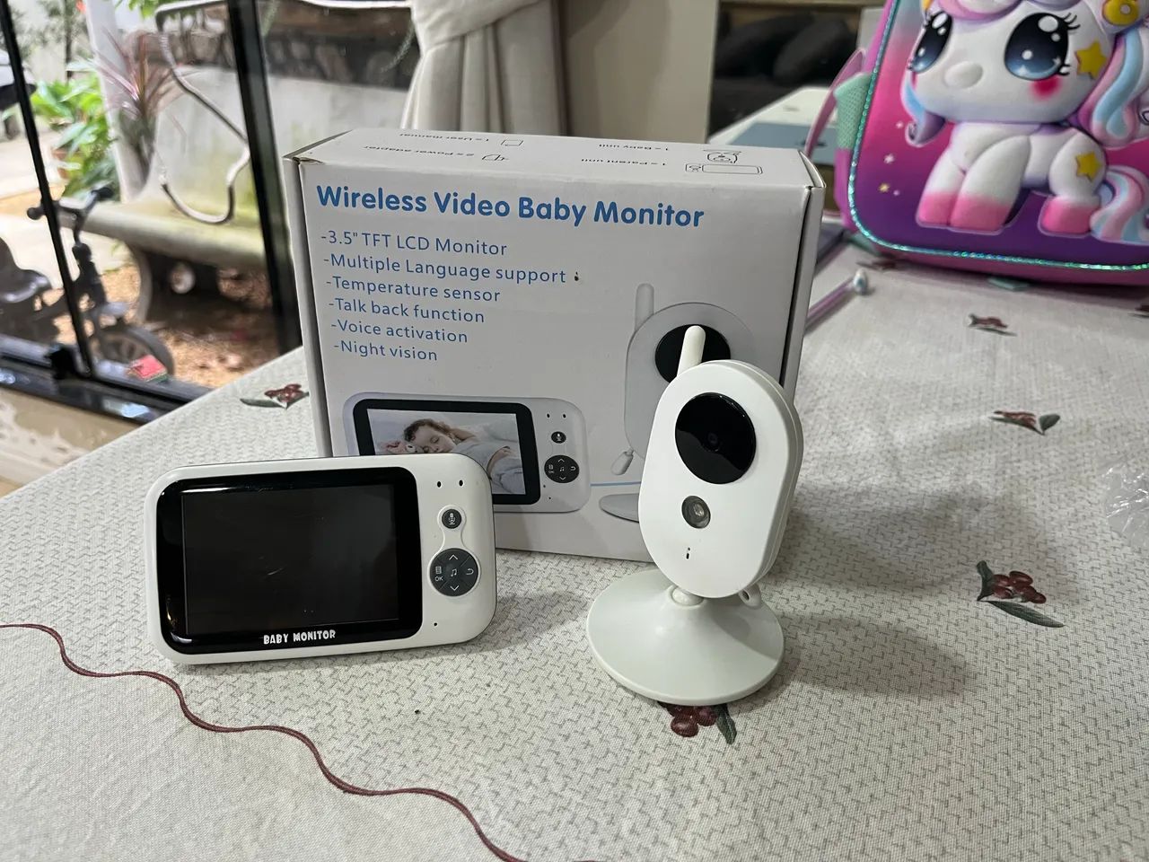Babá Eletrônica Sem Fio com Tela LCD 3,5? - Visão Noturna - Foto 3