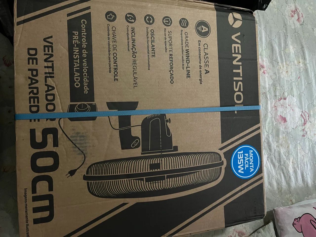 Ventilador de parede 50cm