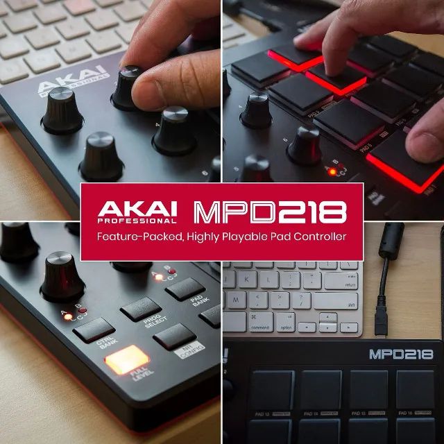 Controladora Midi - Akai MPD 218 - Foto 3