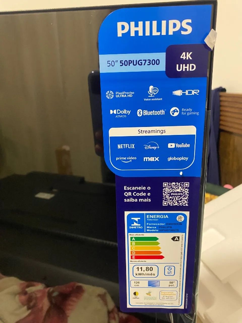 TV Philips 50 polegadas 4K Smart