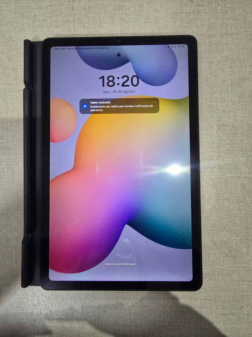 Tablet S6  128gb Samsung + teclado + caneta