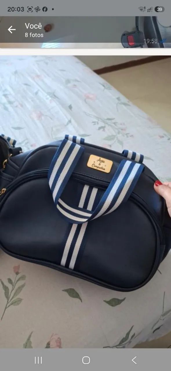 Kit bolsa maternidade Azul 