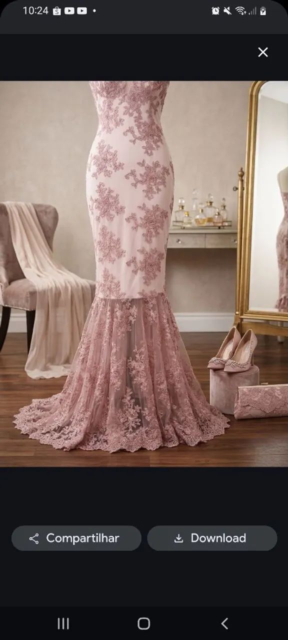 Vestido de renda. - Foto 4