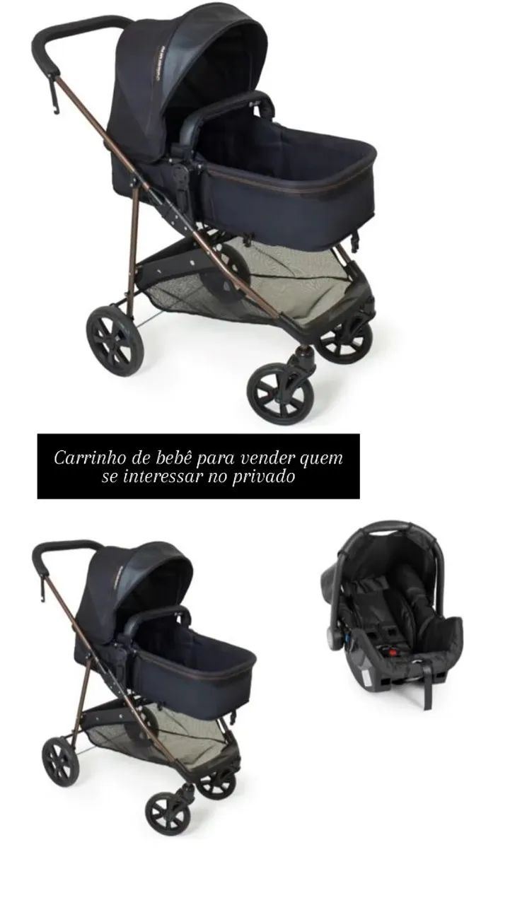Carrinho de bebê 2em1