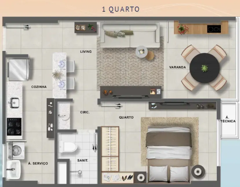 PLANTA 42m²