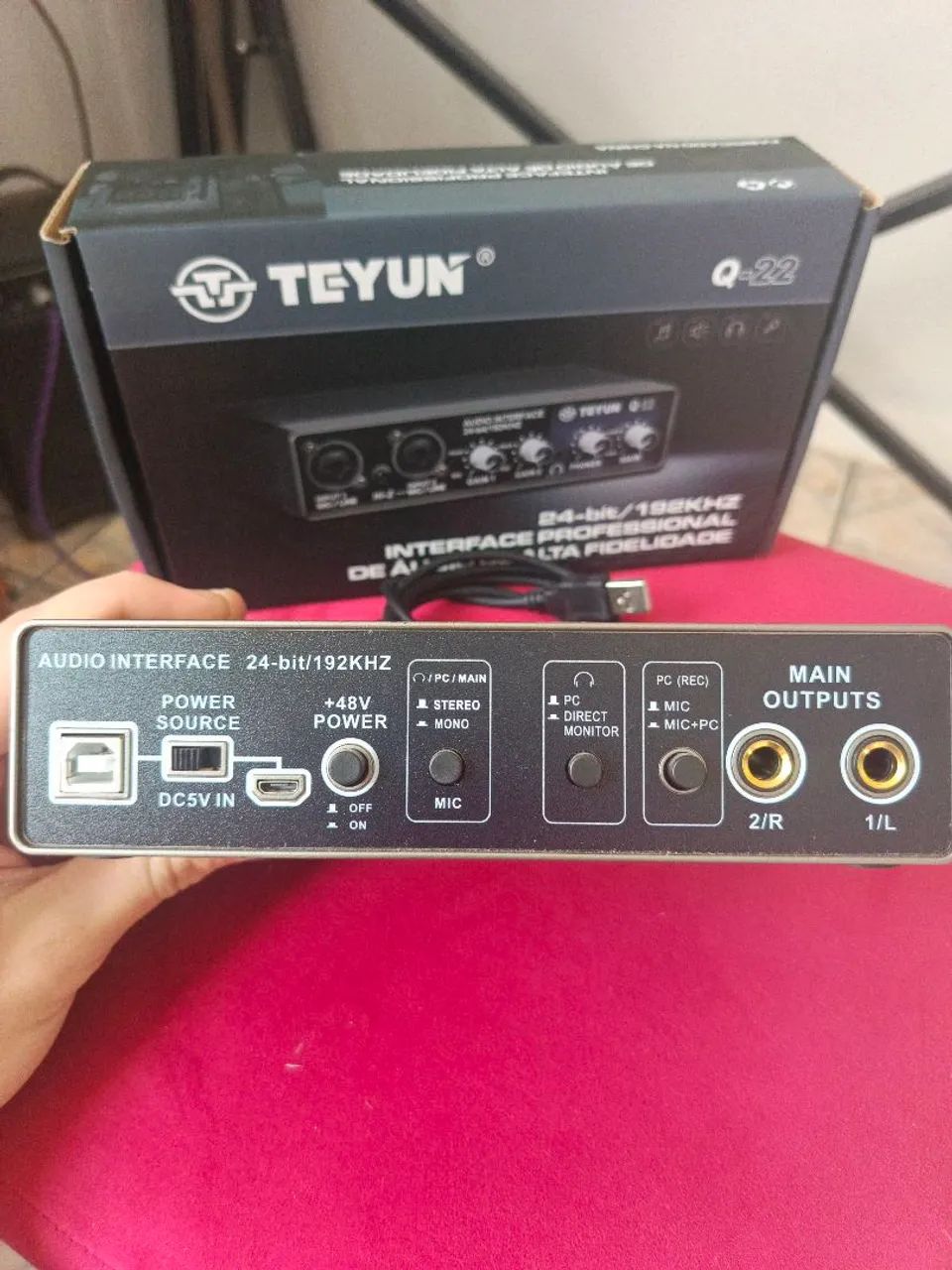 Interface de áudio TEYUN Q-22 - Foto 3