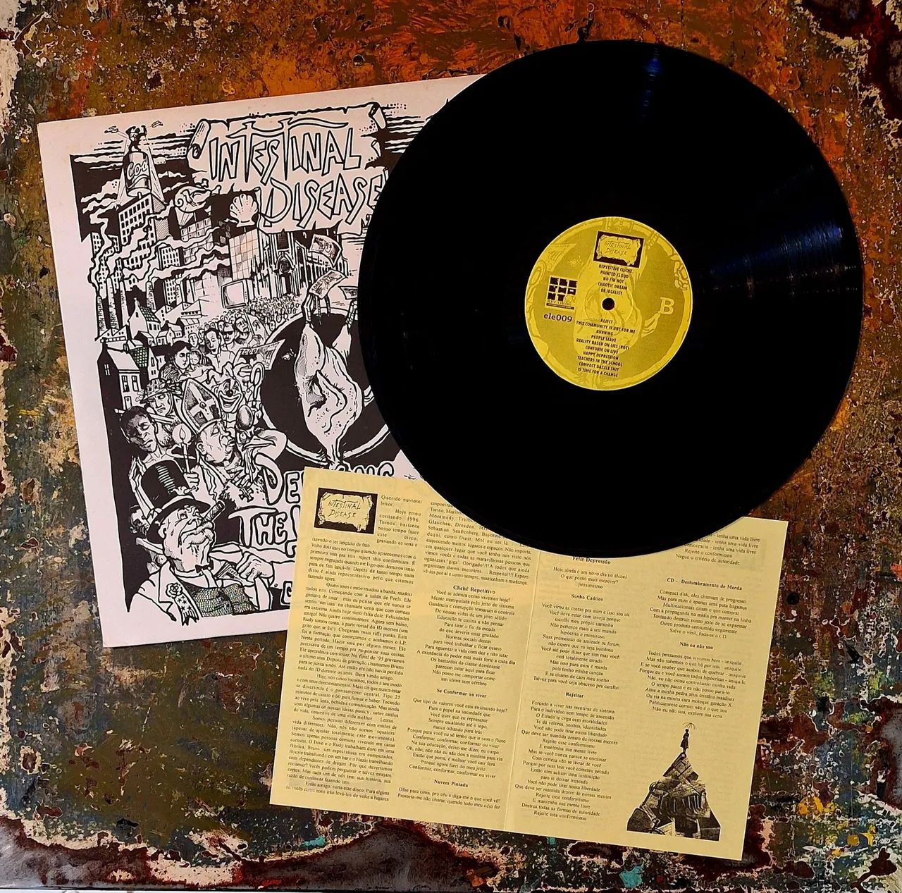 ROT e Intestinal Disease - Split Lp Grindcore, Ratos de Porão  - Foto 4