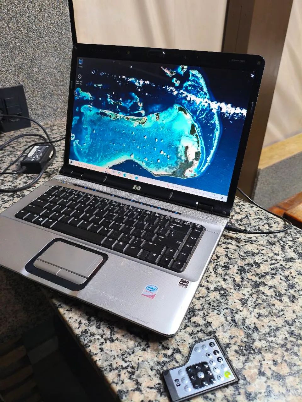 Notebook HP core2duo 4gb de ram Ac troca e cartão 