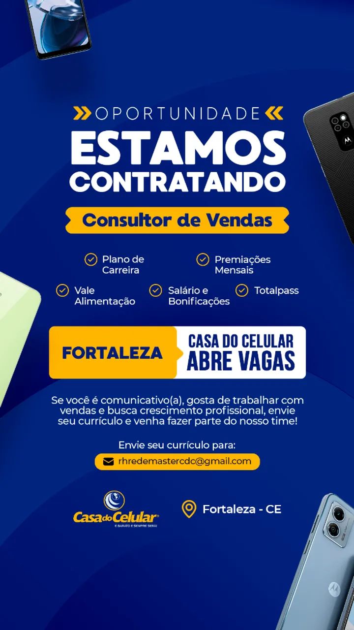 Consultor de Vendas - Fortaleza 