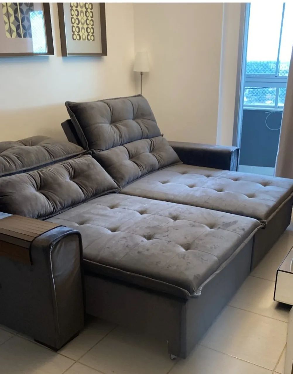 2.50m Retractable and Reclining Sofa467354019242321921