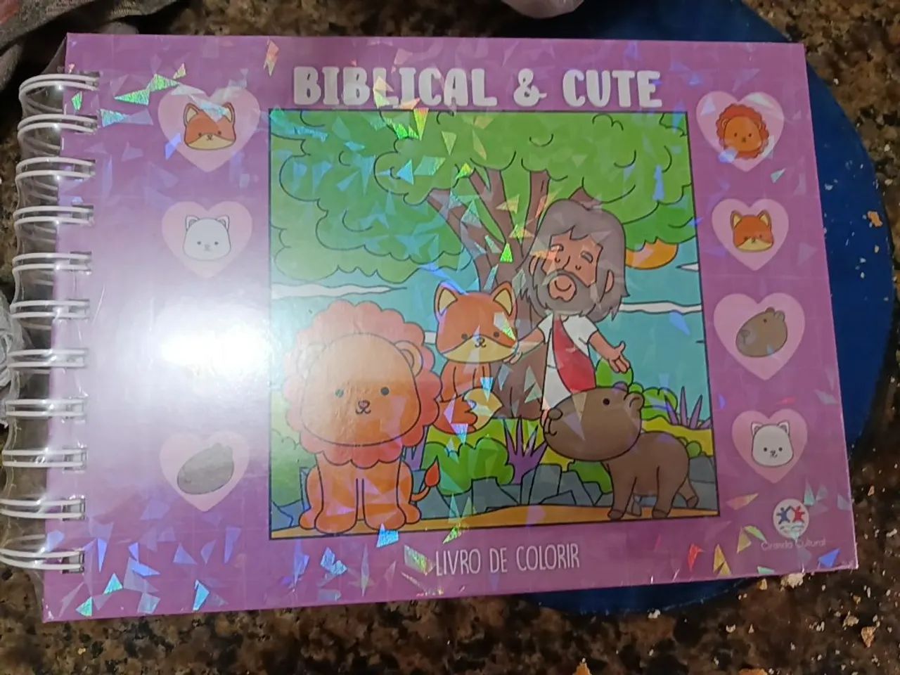Livro de colorir bíblico