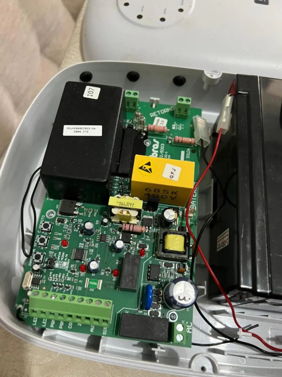 Central de cerca elétrica e alarme Intelbras HighPower ELC 5002 - Foto 5