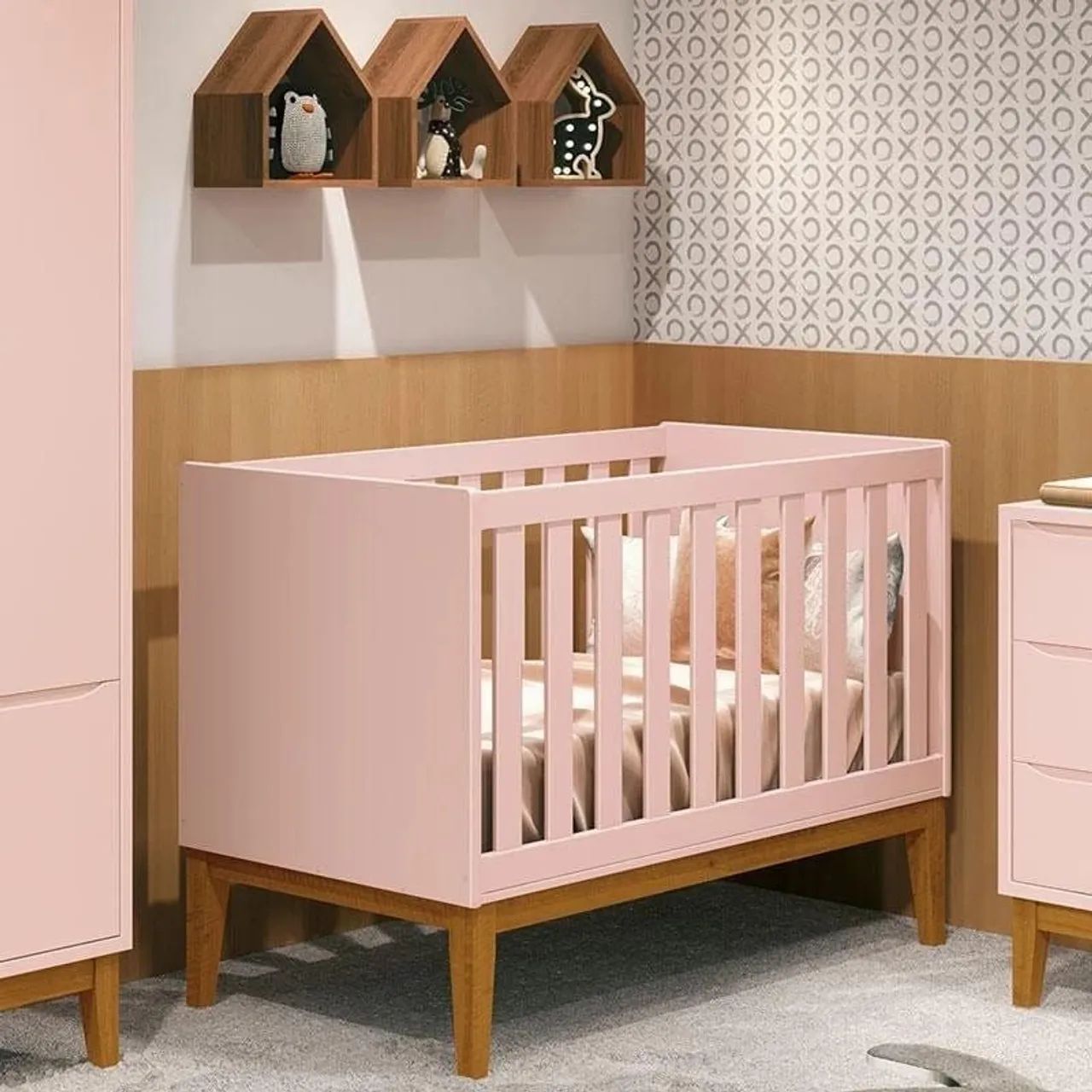 Berço Americano Rosa - Foto 3