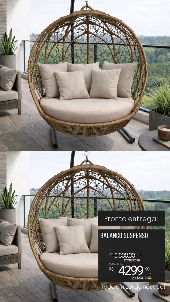 Balanço suspenso / cadeira suspensa  - Foto 2
