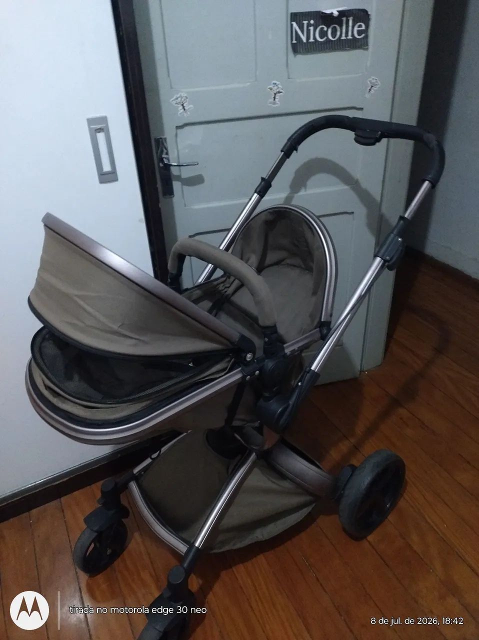 Carrinho de bebê Moisés em ótimo estado - Foto 2