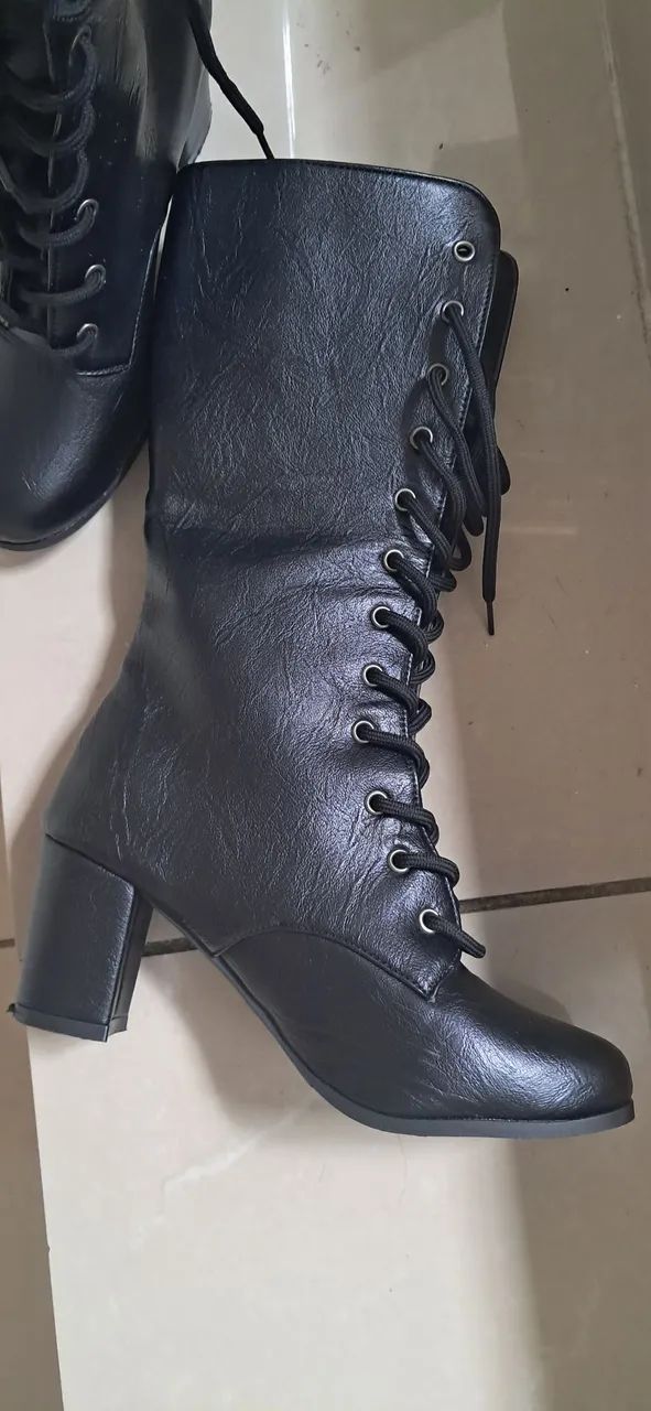 Bota feminina estilo COSPLAY - Foto 2