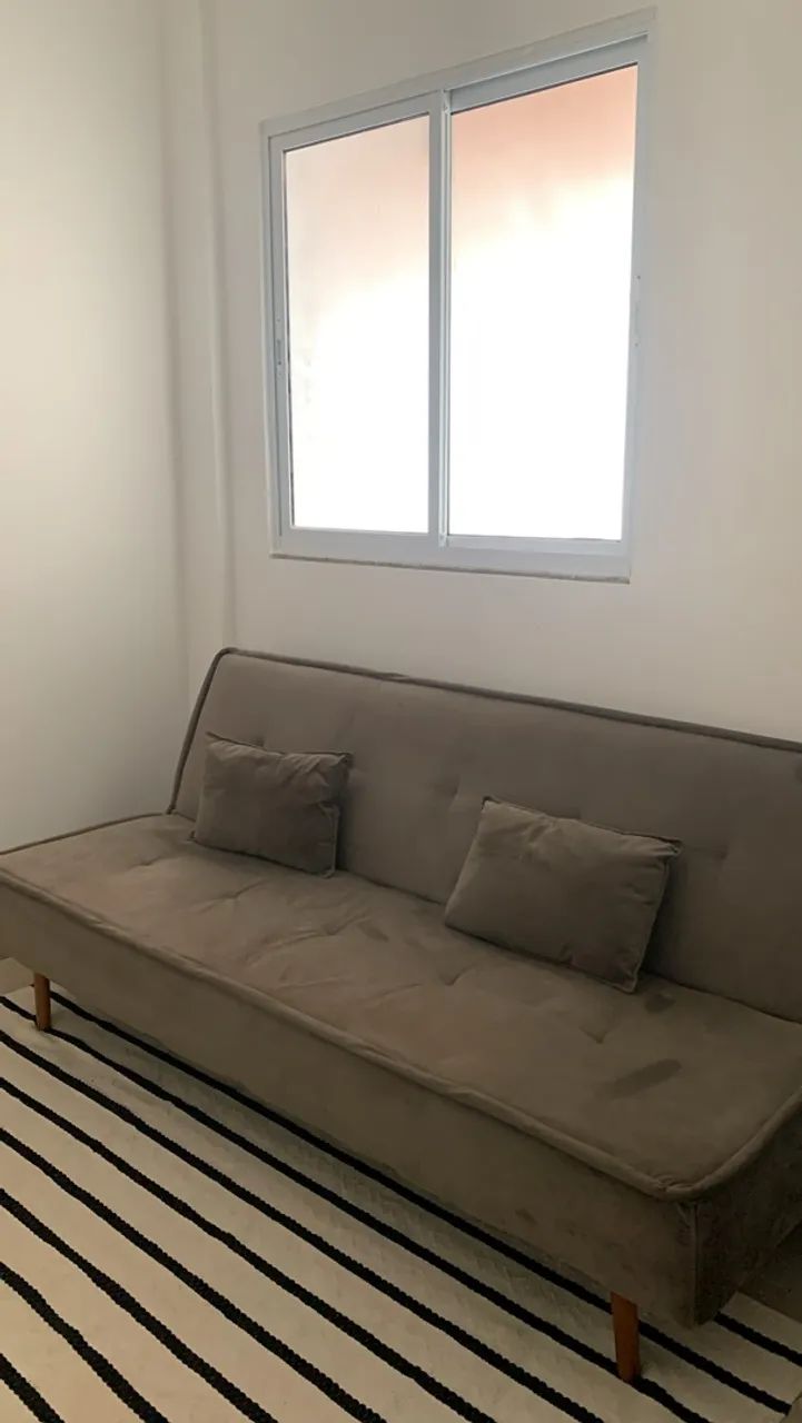 Sofá Cama Cinza 