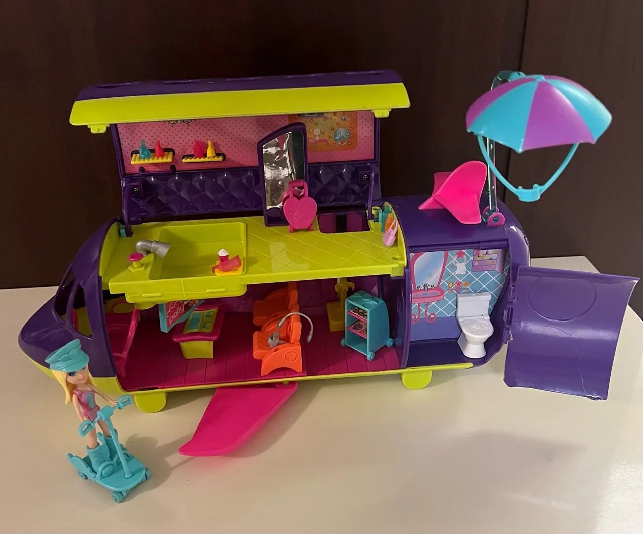 Avião Polly Pocket