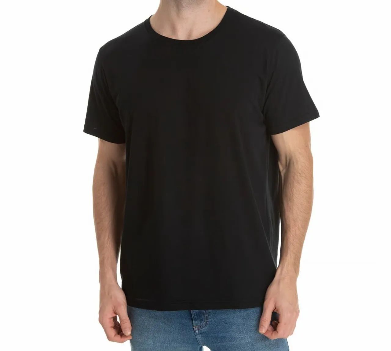 Kit 5 camisetas XGG pretas - Foto 2