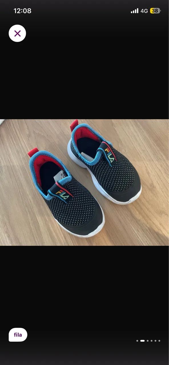 Tenis fila funny baby 