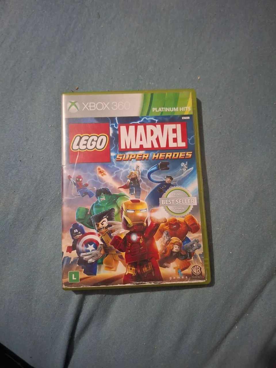 Jogo de xbox 360 lego marvel super heroes 