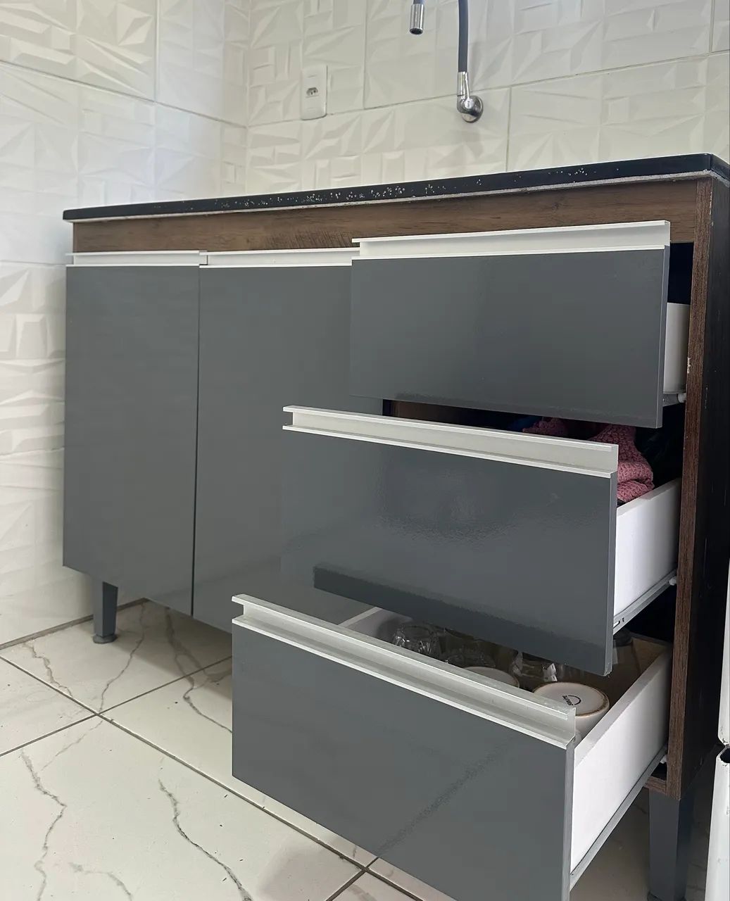 Armário cozinha com tampo  - Foto 3