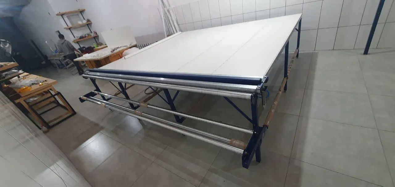 Mesa de Corte para Tecido para fabricação Nova aceito troca carro ou moto  - Foto 3