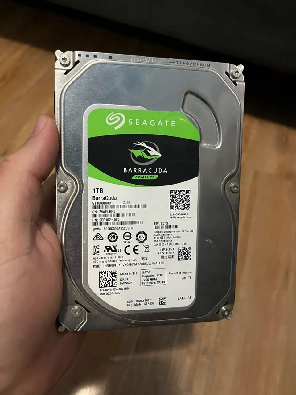 HD 1 TB Seagate 