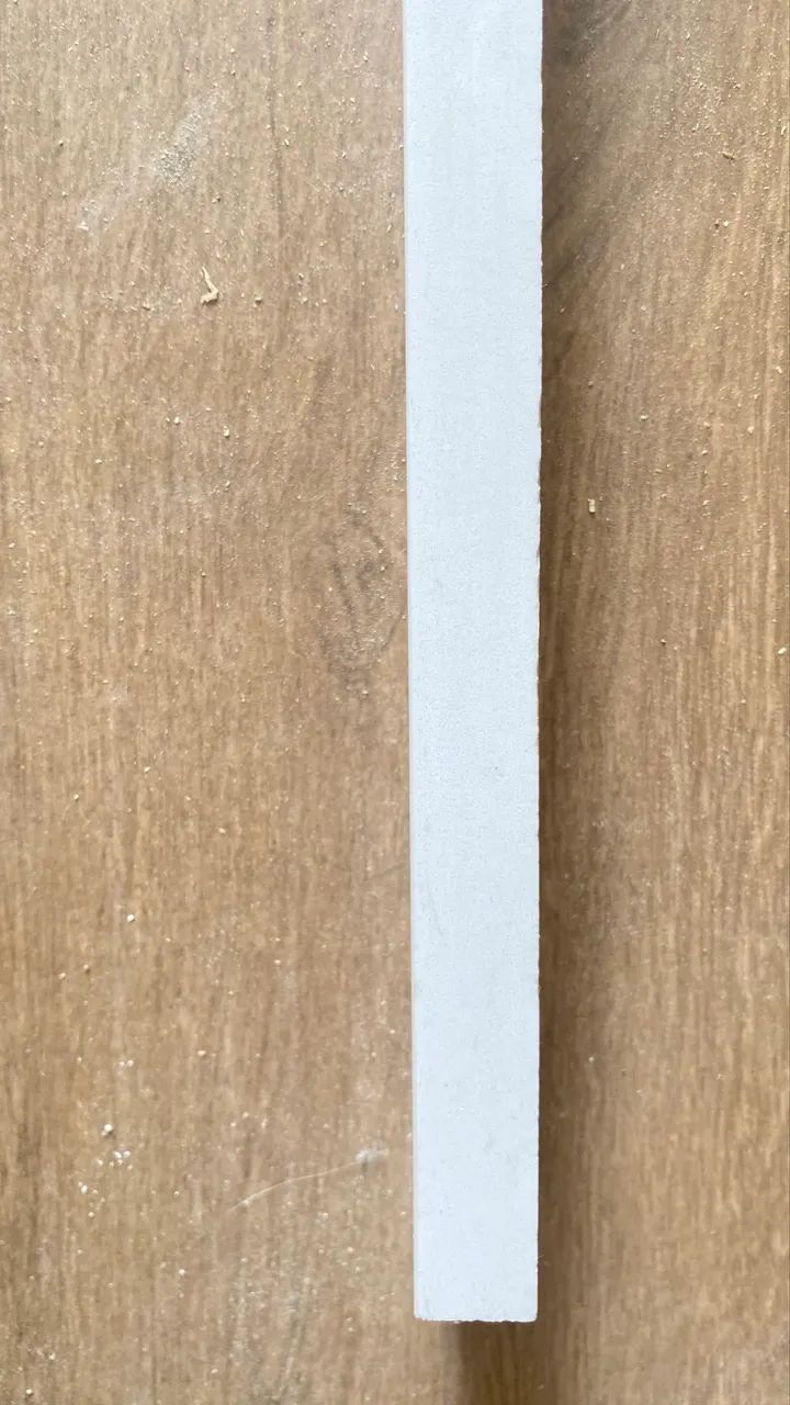 Baguete Quartzo branco 3,5cm largura X 155cm comprimento 