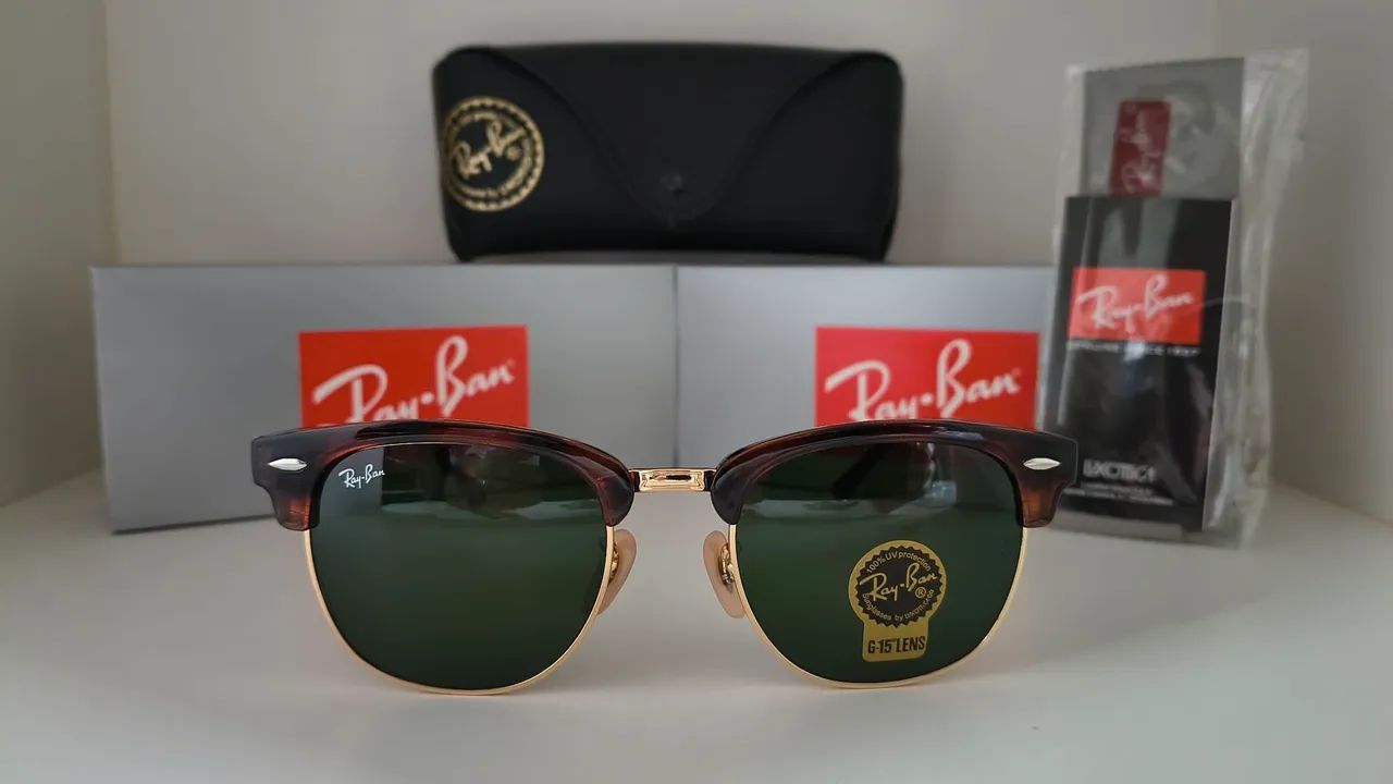 ÓCULOS DE SOL RAYBAN CLUBE MASTER 