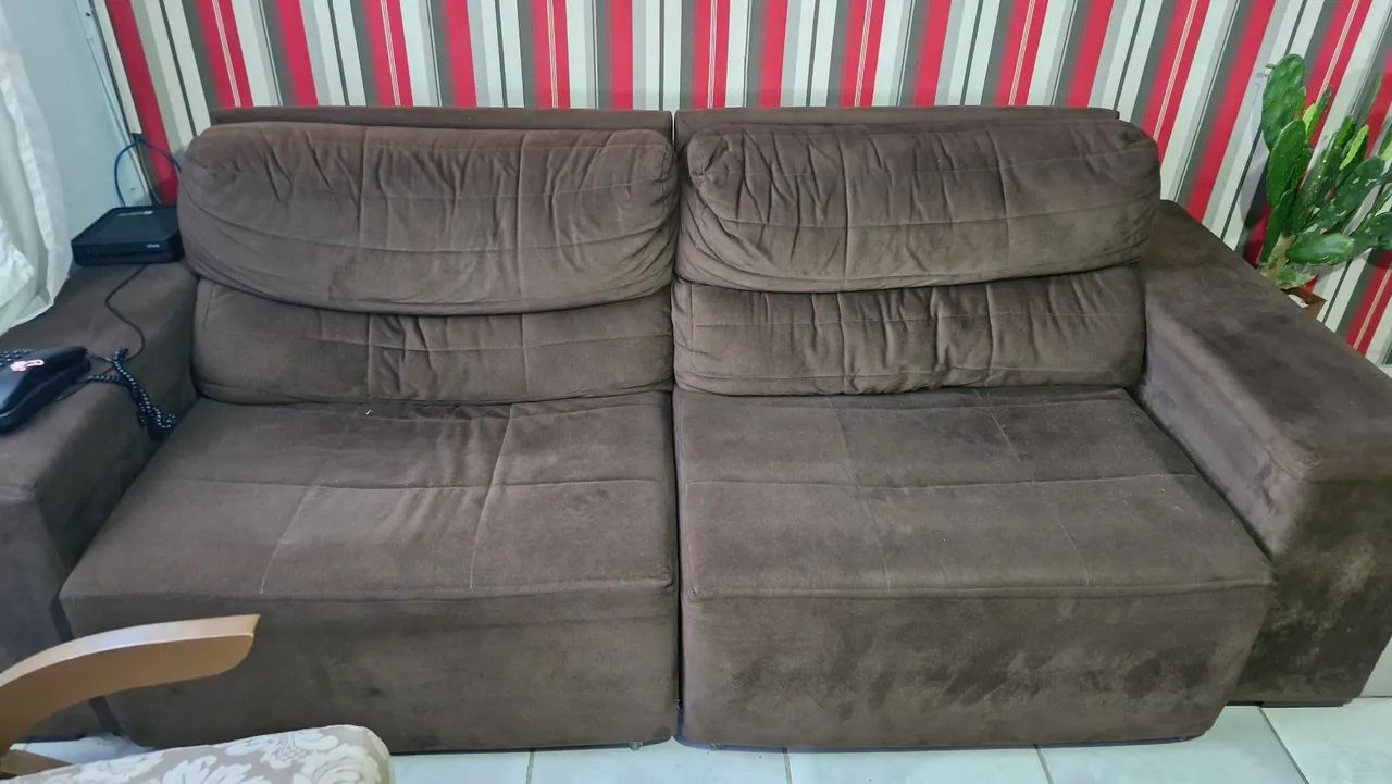 Sofá grande à venda - R$ 600 - Foto 4