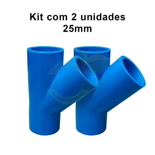 Conexões 3/4 Em Y Pvc - Kit C/2 Unidades - Foto 2